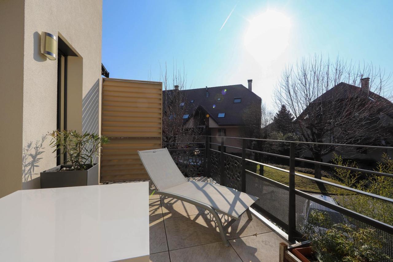Les Choucas - Appartement Duplex Lumineux Avec Parking Annecy Eksteriør billede