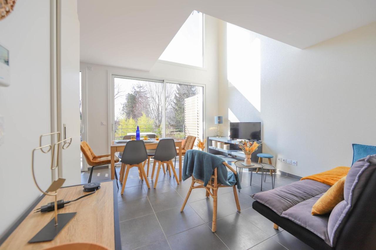 Les Choucas - Appartement Duplex Lumineux Avec Parking Annecy Eksteriør billede